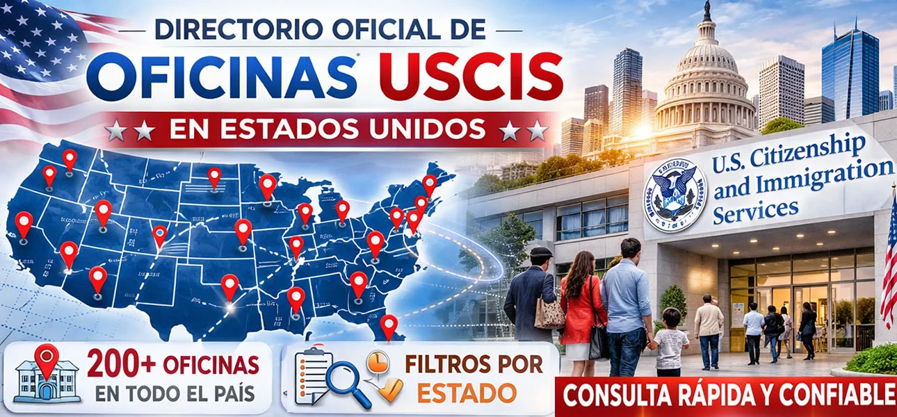 Oficinas de USCIS en Estados Unidos