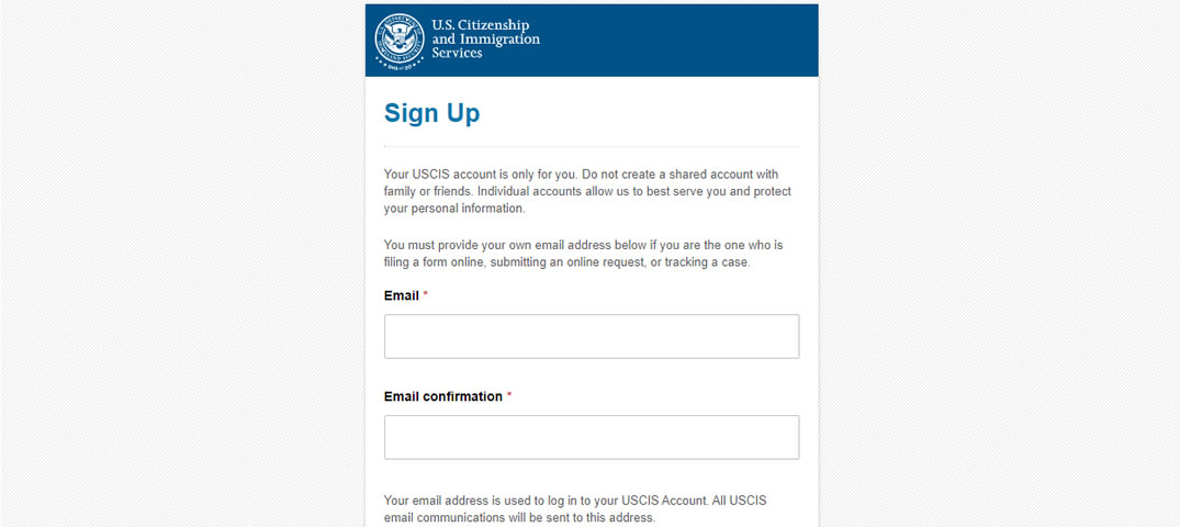  Cómo crear una cuenta de USCIS en línea
